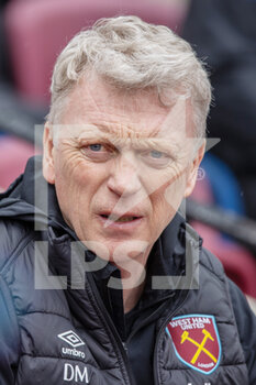 2022-03-13 - David Moyes, Manager of West Ham United during the English championship Premier League football match between West Ham United and Aston Villa on March 13, 2022 at the London Stadium in London, England - WEST HAM UNITED VS ASTON VILLA - ENGLISH PREMIER LEAGUE - SOCCER