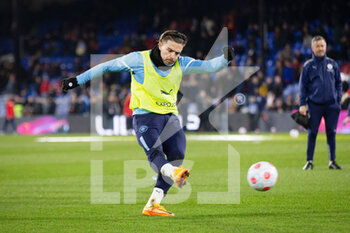 2022-03-14 - Manchester City midfielder Jack Grealish (10) warming up before the English championship Premier League football match between Crystal Palace and Manchester City on March 14, 2022 at Selhurst Park in London, England - CRYSTAL PALACE VS MANCHESTER CITY - ENGLISH PREMIER LEAGUE - SOCCER