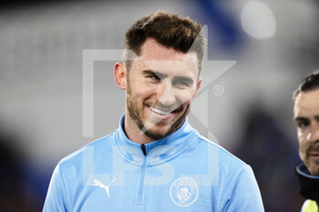 2022-03-14 - Manchester City defender Aymeric Laporte warming up before the English championship Premier League football match between Crystal Palace and Manchester City on March 14, 2022 at Selhurst Park in London, England - CRYSTAL PALACE VS MANCHESTER CITY - ENGLISH PREMIER LEAGUE - SOCCER