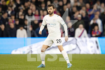 2022-03-14 - Manchester City midfielder Bernardo Silva during the English championship Premier League football match between Crystal Palace and Manchester City on March 14, 2022 at Selhurst Park in London, England - CRYSTAL PALACE VS MANCHESTER CITY - ENGLISH PREMIER LEAGUE - SOCCER