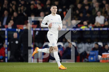 2022-03-14 - Manchester City midfielder Phil Foden during the English championship Premier League football match between Crystal Palace and Manchester City on March 14, 2022 at Selhurst Park in London, England - CRYSTAL PALACE VS MANCHESTER CITY - ENGLISH PREMIER LEAGUE - SOCCER
