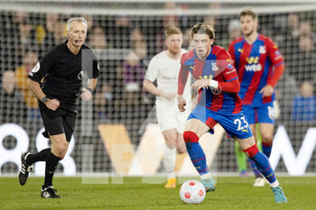 2022-03-14 - Crystal Palace midfielder Conor Gallagher during the English championship Premier League football match between Crystal Palace and Manchester City on March 14, 2022 at Selhurst Park in London, England - CRYSTAL PALACE VS MANCHESTER CITY - ENGLISH PREMIER LEAGUE - SOCCER