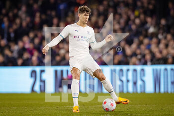 2022-03-14 - Manchester City defender John Stones during the English championship Premier League football match between Crystal Palace and Manchester City on March 14, 2022 at Selhurst Park in London, England - CRYSTAL PALACE VS MANCHESTER CITY - ENGLISH PREMIER LEAGUE - SOCCER