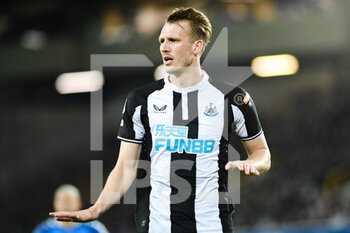 2022-03-17 - Newcastle United's defender Dan Burn during the English championship Premier League football match between Everton and Newcastle United on March 17, 2022 at Goodison Park in Liverpool, England - EVERTON VS NEWCASTLE UNITED - ENGLISH PREMIER LEAGUE - SOCCER
