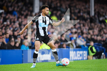 2022-03-17 - Newcastle United's midfielder Jacob Murphy during the English championship Premier League football match between Everton and Newcastle United on March 17, 2022 at Goodison Park in Liverpool, England - EVERTON VS NEWCASTLE UNITED - ENGLISH PREMIER LEAGUE - SOCCER