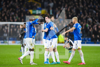 2022-03-17 - Everton player's celebrate after the English championship Premier League football match between Everton and Newcastle United on March 17, 2022 at Goodison Park in Liverpool, England - EVERTON VS NEWCASTLE UNITED - ENGLISH PREMIER LEAGUE - SOCCER