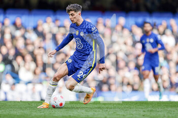 2022-04-02 - Kai Havertz (29) of Chelsea during the English championship Premier League football match between Chelsea and Brentford on April 2, 2022 at Stamford Bridge in London, England - CHELSEA VS BRENTFORD - ENGLISH PREMIER LEAGUE - SOCCER