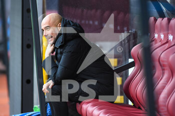 2022-04-02 - Manchester City's manager Pep Guardiola before the English championship Premier League football match between Burnley and Manchester City on April 2, 2022 at Turf Moor in Burnley, England - BURNLEY VS MANCHESTER CITY - ENGLISH PREMIER LEAGUE - SOCCER