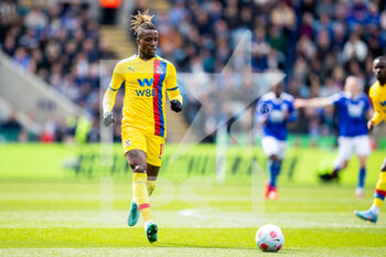 2022-04-10 - Crystal Palace forward Wilfred Zaha during the English championship Premier League football match between Leicester City and Crystal Palace on April 10, 2022 at the King Power Stadium in Leicester, England - LEICESTER CITY VS CRYSTAL PALACE - ENGLISH PREMIER LEAGUE - SOCCER