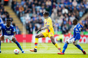 2022-04-10 - Crystal Palace forward Jean-Philippe Mateta during the English championship Premier League football match between Leicester City and Crystal Palace on April 10, 2022 at the King Power Stadium in Leicester, England - LEICESTER CITY VS CRYSTAL PALACE - ENGLISH PREMIER LEAGUE - SOCCER