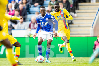 2022-04-10 - Leicester City forward Patson Daka during the English championship Premier League football match between Leicester City and Crystal Palace on April 10, 2022 at the King Power Stadium in Leicester, England - LEICESTER CITY VS CRYSTAL PALACE - ENGLISH PREMIER LEAGUE - SOCCER
