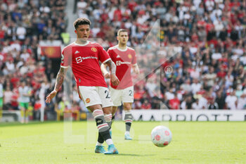 2022-04-17 - Manchester United Midfielder Jadon Sancho during the English championship Premier League football match between Manchester United and Norwich City on April 16, 2022 at Old Trafford in Manchester, England - MANCHESTER UNITED VS NORWICH CITY - ENGLISH PREMIER LEAGUE - SOCCER