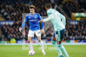 2022-04-20 - Everton's midfielder Dele Alli during the English championship Premier League football match between Everton and Leicester City on April 20, 2022 at Goodison Park in Liverpool, England - EVERTON VS LEICESTER CITY - ENGLISH PREMIER LEAGUE - SOCCER