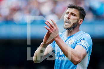 2022-04-23 - Manchester City's defender Ruben Dias during the English championship Premier League football match between Manchester City and Watford on April 23, 2022 at the Etihad Stadium in Manchester, England - MANCHESTER CITY VS WATFORD - ENGLISH PREMIER LEAGUE - SOCCER