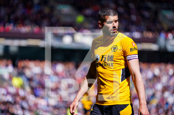 2022-04-24 - Wolverhampton Wanderers defender Conor Coady during the English championship Premier League football match between Burnley and Wolverhampton Wanderers on April 24, 2022 at Turf Moor in Burnley, England - BURNLEY VS WOLVERHAMPTON WANDERERS - ENGLISH PREMIER LEAGUE - SOCCER