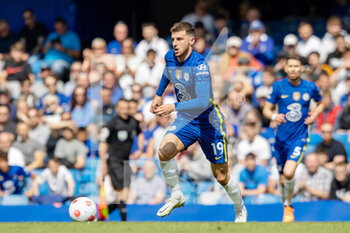 2022-04-24 - Chelsea midfielder Mason Mount during the English championship Premier League football match between Chelsea and West Ham United on April 24, 2022 at Stamford Bridge in London, England - CHELSEA VS WEST HAM UNITED - ENGLISH PREMIER LEAGUE - SOCCER