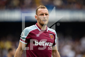 2022-04-24 - West Ham United defender Vladimir Coufal during the English championship Premier League football match between Chelsea and West Ham United on April 24, 2022 at Stamford Bridge in London, England - CHELSEA VS WEST HAM UNITED - ENGLISH PREMIER LEAGUE - SOCCER