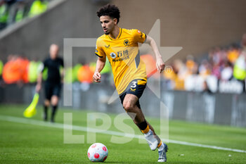 2022-04-30 - Wolverhampton Wanderers defender Rayan Ait-Nouri during the English championship Premier League football match between Wolverhampton Wanderers and Brighton and Hove Albion on April 30, 2022 at Molineux stadium in Wolverhampton, England - WOLVERHAMPTON WANDERERS VS BRIGHTON VS HOVE ALBION - ENGLISH PREMIER LEAGUE - SOCCER