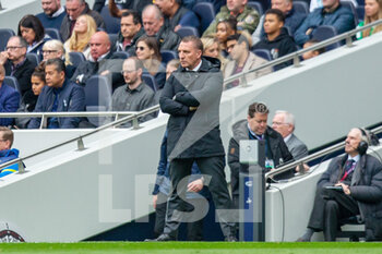 2022-05-01 - Leicester City manager Brendan Rogers during the English championship Premier League football match between Tottenham Hotspur and Leicester City on May 1, 2022 at Tottenham Hotspur Stadium in London, England - TOTTENHAM HOTSPUR VS LEICESTER CITY - ENGLISH PREMIER LEAGUE - SOCCER