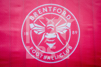 2022-05-07 - General view, logo illustration before the English championship Premier League football match between Brentford and Southampton on May 7, 2022 at Brentford Community Stadium in Brentford, England - BRENTFORD VS SOUTHAMPTON - ENGLISH PREMIER LEAGUE - SOCCER