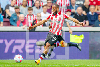 2022-05-07 - Brentford midfielder Bryan Mbeumo during the English championship Premier League football match between Brentford and Southampton on May 7, 2022 at Brentford Community Stadium in Brentford, England - BRENTFORD VS SOUTHAMPTON - ENGLISH PREMIER LEAGUE - SOCCER
