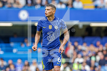 2022-05-07 - Thiago Silva (6) of Chelsea during the English championship Premier League football match between Chelsea and Wolverhampton Wanderers on May 7, 2022 at Stamford Bridge in London, England - CHELSEA VS WOLVERHAMPTON WANDERERS - ENGLISH PREMIER LEAGUE - SOCCER