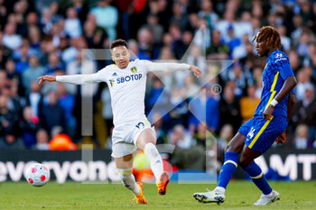 2022-05-11 - Leeds United forward Rodrigo Moreno and Trevoh Chalobah of Chelsea during the English championship Premier League football match between Leeds United and Chelsea on May 11, 2022 at Elland Road in Leeds, England - LEEDS UNITED VS CHELSEA - ENGLISH PREMIER LEAGUE - SOCCER