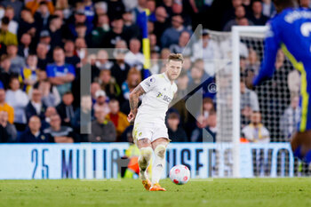 2022-05-11 - Leeds United defender Liam Cooper during the English championship Premier League football match between Leeds United and Chelsea on May 11, 2022 at Elland Road in Leeds, England - LEEDS UNITED VS CHELSEA - ENGLISH PREMIER LEAGUE - SOCCER