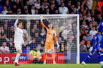 2022-05-11 - Leeds United goalkeeper Illan Meslier during the English championship Premier League football match between Leeds United and Chelsea on May 11, 2022 at Elland Road in Leeds, England - LEEDS UNITED VS CHELSEA - ENGLISH PREMIER LEAGUE - SOCCER