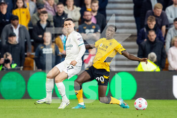 2022-05-11 - Phil Foden of Manchester City and Wolverhampton Wanderers striker Chiquinho during the English championship Premier League football match between Wolverhampton Wanderers and Manchester City on May 11, 2022 at Molineux stadium in Wolverhampton, England - WOLVERHAMPTON WANDERERS VS MANCHESTER CITY - ENGLISH PREMIER LEAGUE - SOCCER