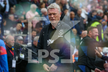 2022-05-15 - West Ham United manager David Moyes during the English championship Premier League football match between West Ham United and Manchester City on May 15, 2022 at the London Stadium in London, England - WEST HAM UNITED VS MANCHESTER CITY - ENGLISH PREMIER LEAGUE - SOCCER