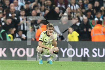 2022-05-17 - Martin Odegaard (8) of Arsenal looks dejected during the English championship Premier League football match between Newcastle United and Arsenal on May 16, 2022 at St James's Park in Newcastle, England - NEWCASTLE UNITED VS ARSENAL - ENGLISH PREMIER LEAGUE - SOCCER