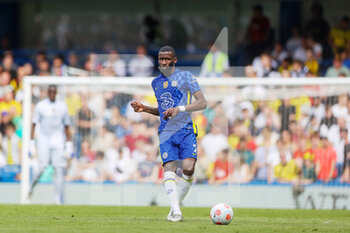 2022-05-22 - Chelsea defender Antonio Rudiger during the English championship Premier League football match between Chelsea and Watford on May 22, 2022 at Stamford Bridge in London, England - CHELSEA VS WATFORD - ENGLISH PREMIER LEAGUE - SOCCER