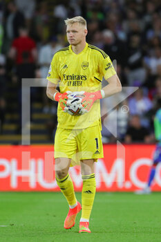 2022-08-05 - Arsenal goalkeeper Aaron Ramsdale during the English championship Premier League football match between Crystal Palace and Arsenal on August 5, 2022 at Selhurst Park in London, England - FOOTBALL - ENGLISH CHAMP - CRYSTAL PALACE V ARSENAL - ENGLISH PREMIER LEAGUE - SOCCER