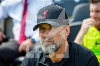 2022-08-06 - Liverpool manager Jurgen Klopp during the English championship Premier League football match between Fulham and Liverpool on August 6, 2022 at Craven Cottage in London, England - FOOTBALL - ENGLISH CHAMP - FULHAM V LIVERPOOL - ENGLISH PREMIER LEAGUE - SOCCER