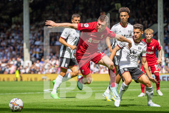2022-08-06 - Liverpool James Milner during the English championship Premier League football match between Fulham and Liverpool on August 6, 2022 at Craven Cottage in London, England - FOOTBALL - ENGLISH CHAMP - FULHAM V LIVERPOOL - ENGLISH PREMIER LEAGUE - SOCCER