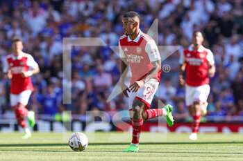 2022-08-13 - Gabriel Jesus (9) of Arsenal during the English championship Premier League football match between Arsenal and Leicester City on August 13, 2022 at the Emirates Stadium in London, England - FOOTBALL - ENGLISH CHAMP - ARSENAL V LEICESTER - ENGLISH PREMIER LEAGUE - SOCCER