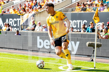 2022-08-13 - Wolverhampton Wanderers defender Max Kilman during the English championship Premier League football match between Wolverhampton Wanderers and Fulham on August 13, 2022 at Molineux in Wolverhampton, England - FOOTBALL - ENGLISH CHAMP - WOLVERHAMPTON V FULHAM - ENGLISH PREMIER LEAGUE - SOCCER