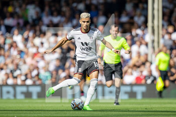 2022-08-20 - Fulham midfielder Andreas Pereira during the English championship Premier League football match between Fulham and Brentford on August 20, 2022 at Craven Cottage in London, England - FOOTBALL - ENGLISH CHAMP - FULHAM V BRENTFORD - ENGLISH PREMIER LEAGUE - SOCCER