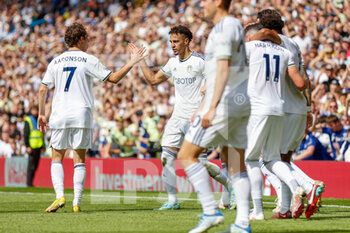 2022-08-21 - Leeds United forward Rodrigo Moreno (19) scores a goal and celebrates to make the score 2-0 during the English championship Premier League football match between Leeds United and Chelsea on August 21, 2022 at Elland Road, Leeds, England - FOOTBALL - ENGLISH CHAMP - LEEDS V CHELSEA - ENGLISH PREMIER LEAGUE - SOCCER