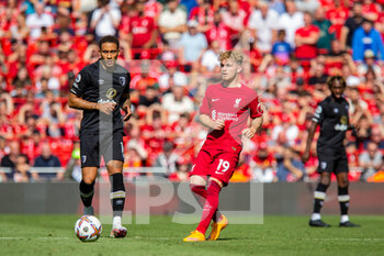 2022-08-27 - Liverpool's midfielder Harvey Elliott during the English championship Premier League football match between Liverpool and Bournemouth on August 27, 2022 at Anfield in Liverpool, England - FOOTBALL - ENGLISH CHAMP - LIVERPOOL V BOURNEMOUTH - ENGLISH PREMIER LEAGUE - SOCCER