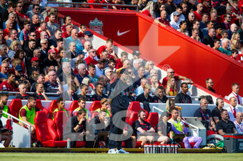2022-08-27 - Liverpool's manager Jurgen Klopp during the English championship Premier League football match between Liverpool and Bournemouth on August 27, 2022 at Anfield in Liverpool, England - FOOTBALL - ENGLISH CHAMP - LIVERPOOL V BOURNEMOUTH - ENGLISH PREMIER LEAGUE - SOCCER