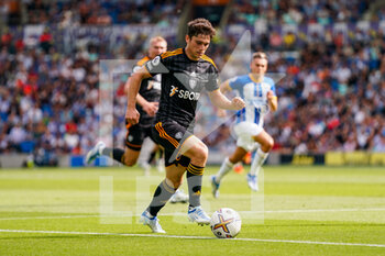 2022-08-27 - Leeds United midfielder Daniel James during the English championship Premier League football match between Brighton and Hove Albion and Leeds United on August 27, 2022 at the American Express Community Stadium in Brighton and Hove, England - FOOTBALL - ENGLISH CHAMP - BRIGHTON V LEEDS - ENGLISH PREMIER LEAGUE - SOCCER