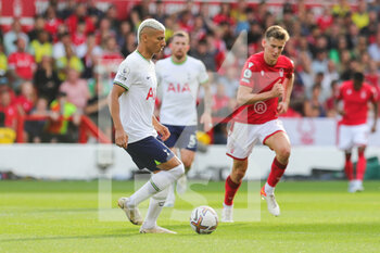 2022-08-28 - Richarlison (9) of Tottenham Hotspur during the English championship Premier League football match between Nottingham Forest and Tottenham Hotspur on August 28, 2022 at the City Ground in Nottingham, England - FOOTBALL - ENGLISH CHAMP - NOTTINGHAM FOREST V TOTTENHAM - ENGLISH PREMIER LEAGUE - SOCCER