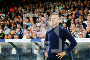 2022-08-30 - Leeds United Manager Jesse Marsch during the English championship Premier League football match between Leeds United and Everton on August 30, 2022 at Elland Road in Leeds, England - FOOTBALL - ENGLISH CHAMP - LEEDS V EVERTON - ENGLISH PREMIER LEAGUE - SOCCER
