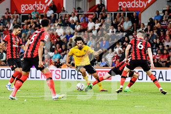 2022-09-01 - Rayan Ait-Nouri (3) of Wolverhampton during the English championship Premier League football match between Bournemouth and Wolverhampton Wanderers on August 31, 2022 at the Vitality Stadium in Bournemouth, England - FOOTBALL - ENGLISH CHAMP - BOURNEMOUTH V WOLVERHAMPTON - ENGLISH PREMIER LEAGUE - SOCCER