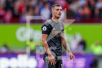18/09/2022 - Granit Xhaka (34) of Arsenal during the Premier League match between Brentford and Arsenal at Gtech Community Stadium, Brentford, England on 18 September 2022. Photo Nigel Keene / ProSportsImages / DPPI - FOOTBALL - ENGLISH CHAMP - BRENTFORD V ARSENAL - ENGLISH PREMIER LEAGUE - CALCIO