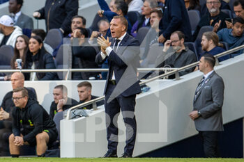 2022-09-17 - Leicester City Manager Brendan Rodgers during the Premier League match between Tottenham Hotspur and Leicester City at Tottenham Hotspur Stadium, London, United Kingdom on 17 September 2022. Photo Jane Stokes / ProSportsImages / DPPI - FOOTBALL - ENGLISH CHAMP - TOTTENHAM V LEICESTER - ENGLISH PREMIER LEAGUE - SOCCER
