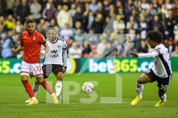 2022-09-16 - Renan Lodi (32) of Nottingham Forest during the Premier League match between Nottingham Forest and Fulham at the City Ground, Nottingham, England on 16 September 2022. Photo Nigel Keene / ProSportsImages / DPPI - FOOTBALL - ENGLISH CHAMP - NOTTINGHAM FOREST V FULHAM - ENGLISH PREMIER LEAGUE - SOCCER