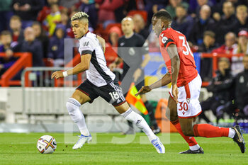 2022-09-16 - Andreas Pereira (18) of Fulham during the Premier League match between Nottingham Forest and Fulham at the City Ground, Nottingham, England on 16 September 2022. Photo Nigel Keene / ProSportsImages / DPPI - FOOTBALL - ENGLISH CHAMP - NOTTINGHAM FOREST V FULHAM - ENGLISH PREMIER LEAGUE - SOCCER